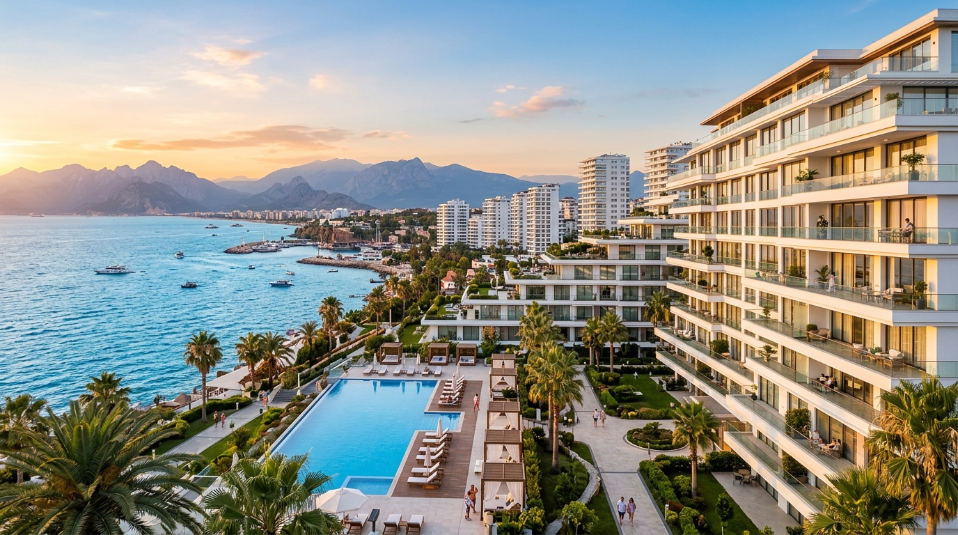 Alanya sahilinde seçkin yaşam